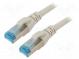 Patch cord  SF/UTP  5e  lanko  CCA  PVC  sivá  0,5m  26AWG