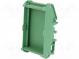 Kryt  základňa puzdra  Y 72mm  X 40mm  Z 28,7mm  PVC / PA  zelený