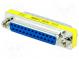 Prechod  adaptér  D-Sub 25pin samec,D-Sub 25pin samica