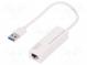 Počítačová karta  sieťová  RJ45,USB A  Wake-On-LAN,full duplex