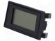 Panelový voltmeter DC  LCD 3,5-miestny 12,5 mm  VDC  0÷200mV