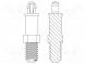 Rozperka PCB  polyamid 66  Dĺ  9,5mm  prírodný  UL94V-0  Závit  M4
