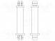 Rozperka PCB  polyamid 66  Dĺ  4,8mm  zacvaknutie/zacvaknutie