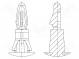 Montážny kolík  polyamid 66  Dĺ  19,1mm  zacvaknutie/zacvaknutie
