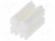 Distančná objímka  LED  ØLED  3mm  Dĺ  8mm  prírodný  UL94V-2  W  5mm