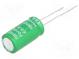 Superkondenzátor  THT  5F  2,5VDC  ±20%  Rozm.tel  Ø10x20mm