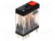 Relé  elektromagnetické  DPDT  Ucievky 24VAC  5A/250VAC  5A/30VDC
