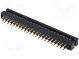 Samorezný IDC  PIN  44  THT  pre ploché káble  1mm  Usporiad  2x22