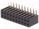 Zásuvka  kolíkový  zásuvka  PIN  20  uhlové, 90°  2mm  THT  2x10