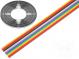 Vodič  plochý kábel  1,27mm  licna  Cu  14x28AWG  PVC  300V  30,5m