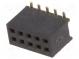 Zásuvka  kolíkový  zásuvka  PIN  10  priamy  1,27mm  SMT  2x5