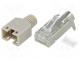 Zástrčka  RJ45  PIN  8  tienené,s vývodkou  pozlátený  Farba  šedá