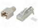 Zástrčka  RJ45  PIN  8  tienené,s vývodkou  gold flash  Farba  šedá