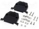 Kryt  pre konektory D-Sub  D-Sub 25pin,D-Sub HD 44pin  priamy
