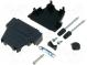 Kryt  pre konektory D-Sub  D-Sub 25pin,D-Sub HD 44pin  UNC4-40