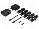 Kryt  pre konektory D-Sub  D-Sub 9pin,D-Sub HD 15pin  tienené
