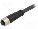 Kábel  pre senzory/automatiku  PIN  8  M12-M12  5m  zástrčka