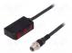 Senzor  fotoelektrické  Dosah  10÷60mm  PNP  LIGHT-ON  100mA  PIN  3