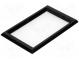 Rámik  Rozm  74x44,7mm  58x32,5mm  ABS  Farba  čierna