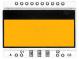 Podsvietenie  EADOGS104  LED  36x27,5x2,6mm  jantárová