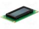 Displej  OLED  alfanumerický  8x2  Rozm  58x27mm  žlto-zelená