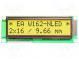 Displej  LCD  alfanumerický  STN Positive  16x2  žltá/zelená  LED