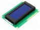 Displej  LCD  alfanumerický  STN Negative  16x4  modrá  LED  PIN 16