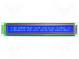 Displej  LCD  alfanumerický  STN Negative  40x2  modrá  LED  PIN 16