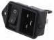 Konektor  napájacie AC  zásuvka  vidlica  16A  250VAC  IEC 60320