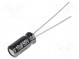 Kondenzátor  elektrolytický  THT  10uF  50VDC  Ø5x11mm  Raster  2mm