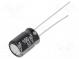 Kondenzátor  elektrolytický  THT  100uF  50VDC  Ø8x11,5mm  ±20%
