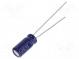 Kondenzátor  elektrolytický  THT  10uF  63VDC  Ø5x11mm  Raster  2mm