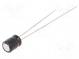 Kondenzátor  elektrolytický  THT  10uF  16VDC  Ø4x5mm  ±20%  1000h