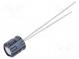 Kondenzátor  elektrolytický  THT  10uF  35VDC  Ø5x5mm  Raster  2mm