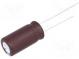 Kondenzátor  elektrolytický  low ESR  THT  100uF  63VDC  Ø8x16mm