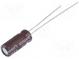 Kondenzátor  elektrolytický  low ESR  THT  100uF  100VDC  Ø10x25mm