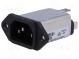 Konektor  napájacie AC  zásuvka  vidlica  10A  250VAC  IEC 60320