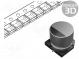 Kondenzátor  elektrolytický  SMD  680uF  50VDC  Ø16x16,5mm  2000h