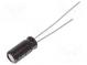 Kondenzátor  elektrolytický  THT  100uF  10VDC  Ø5x11mm  ±20%