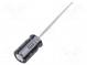 Kondenzátor  elektrolytický  THT  100uF  25VDC  Ø6,3x11,2mm  ±20%