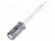 Kondenzátor  elektrolytický  THT  10uF  50VDC  Ø5x11mm  ±20%  5000h
