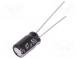 Kondenzátor  elektrolytický  THT  47uF  50VDC  Ø6,3x11mm  ±20%