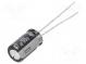 Kondenzátor  elektrolytický  THT  47uF  50VDC  Ø6,3x11,2mm  ±20%