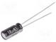 Kondenzátor  elektrolytický  THT  10uF  63VDC  Ø5x11mm  Raster  2mm
