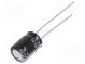 Kondenzátor  elektrolytický  THT  47uF  63VDC  Ø8x11,5mm  ±20%