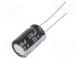 Kondenzátor  elektrolytický  THT  330uF  35VDC  Ø10x16mm  ±20%