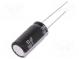 Kondenzátor  elektrolytický  THT  33uF  160VDC  Ø10x20mm  ±20%