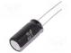 Kondenzátor  elektrolytický  THT  10uF  400VDC  Ø10x20mm  ±20%