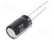 Kondenzátor  elektrolytický  THT  10uF  350VDC  Ø12,5x20mm  ±20%
