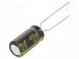 Kondenzátor  elektrolytický  THT  470uF  16VDC  Ø8x15mm  ±20%  41mΩ